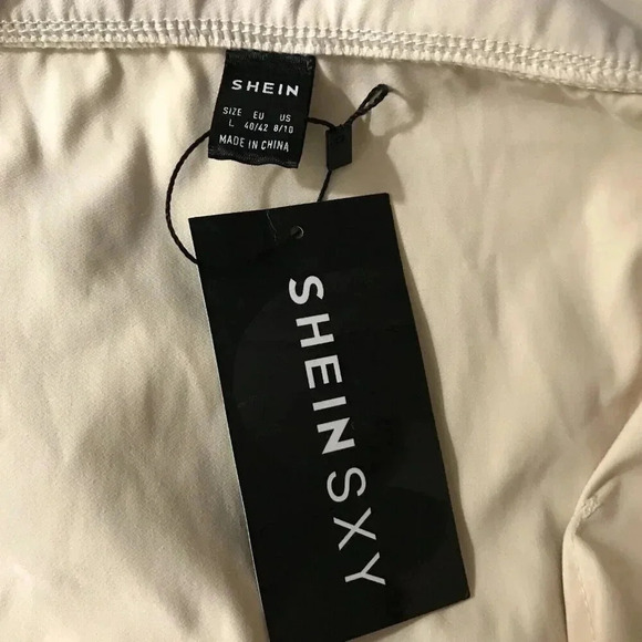 Off-the shoulder Lace Up Mini Dress NWT Size 8/10 - Picture 6 of 7